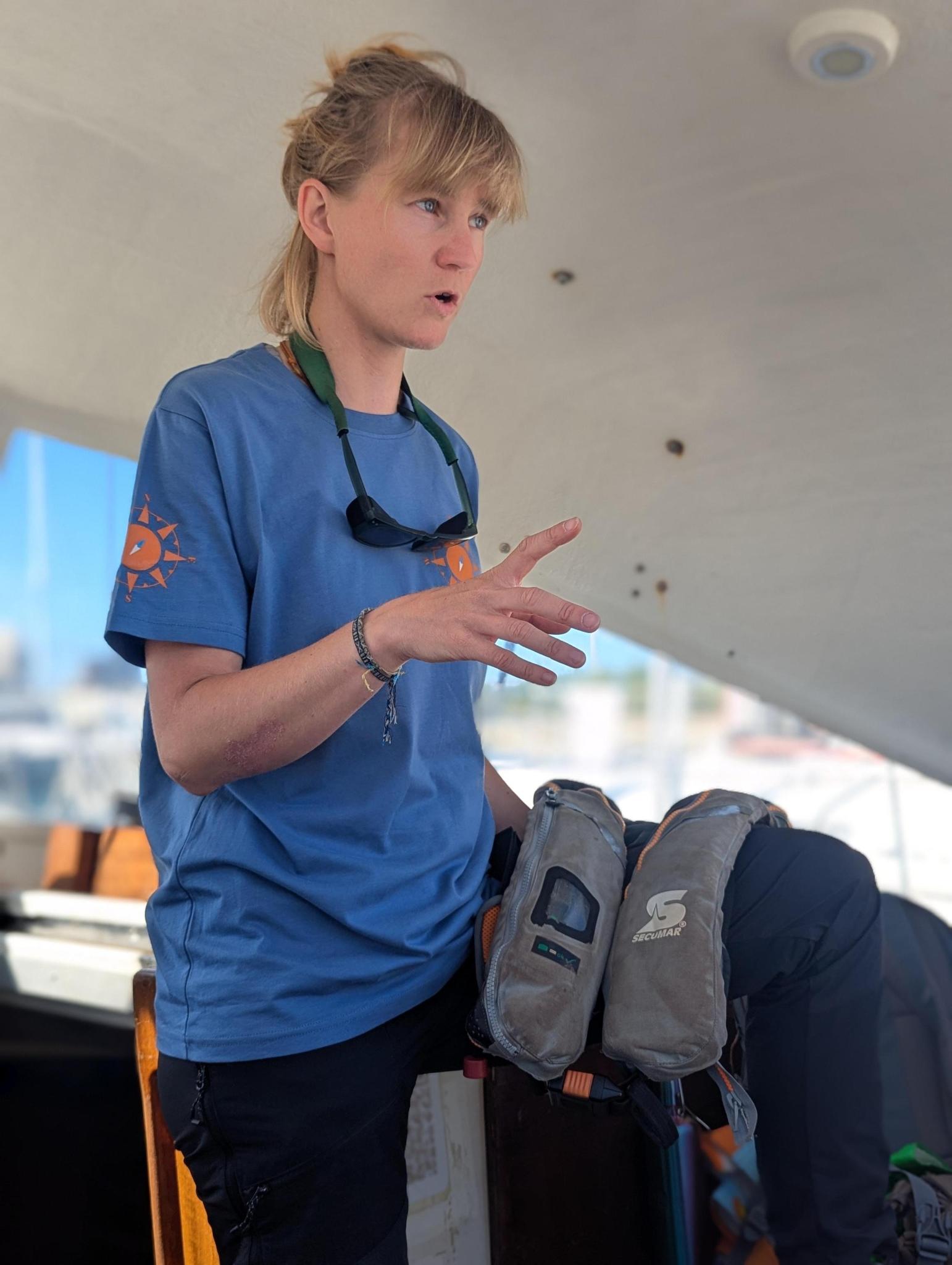 Ina Friebe (Skipperin und Head of Deployment)