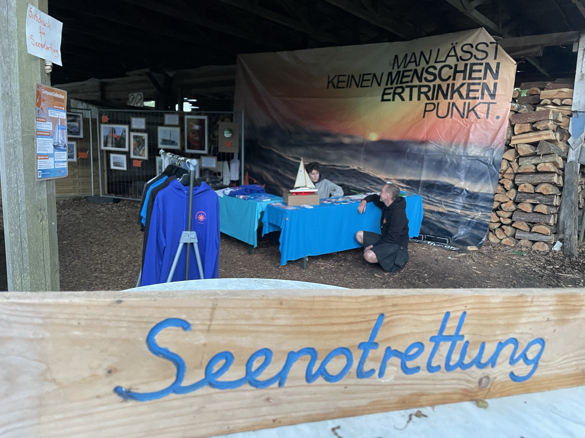 Infostand in Gedelitz auf der Kulturellen Landpartie 2026